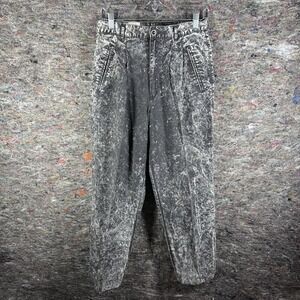 Vintage Generra Pants Mens 28x28 Medium Acid‎ Wash Pleated Tapered 90s